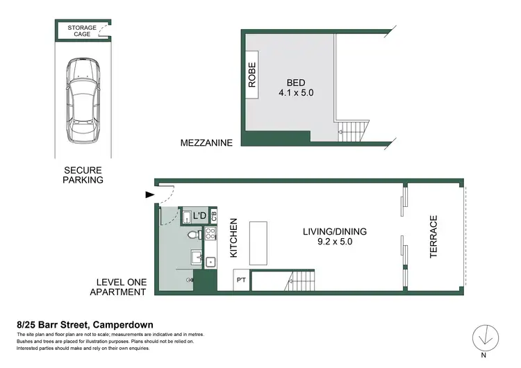 Floorplan of Homely apartment listing, 8/25 Barr Street, Camperdown NSW 2050