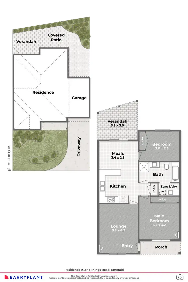 Floorplan of Homely unit listing, 9/27-31 Kings Road, Emerald VIC 3782