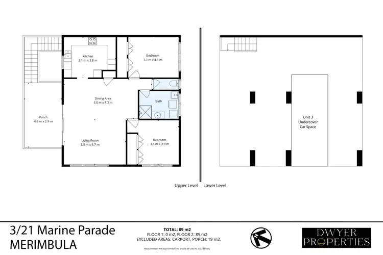 Floorplan of Homely unit listing, 3/21 Marine Parade, Merimbula NSW 2548