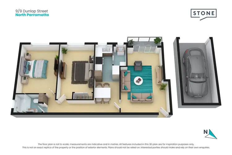 Floorplan of Homely apartment listing, 9/9 Dunlop Street, North Parramatta NSW 2151