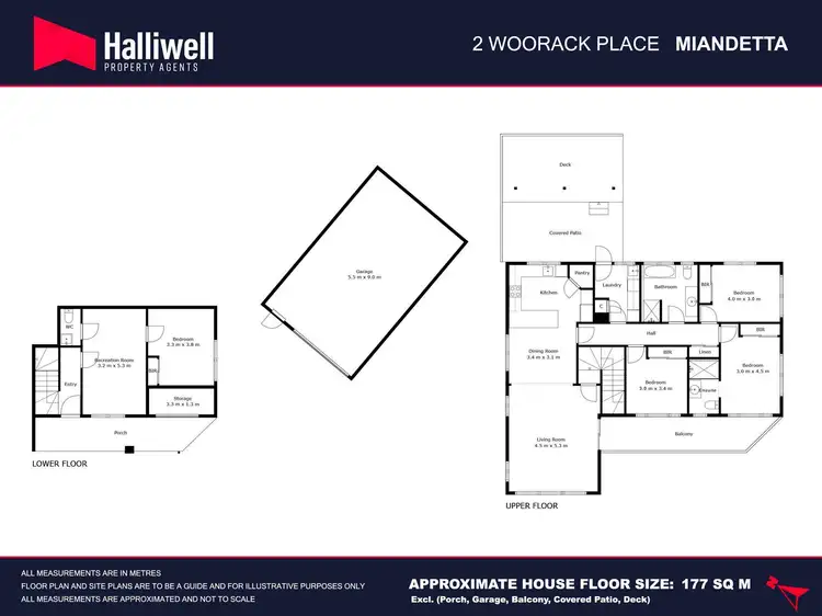 Floorplan of Homely house listing, 2 Woorack Place, Miandetta TAS 7310
