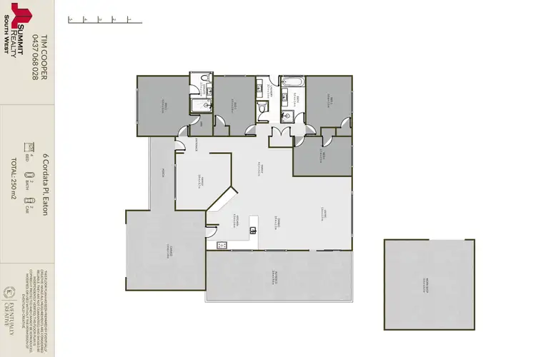 Floorplan of Homely house listing, 6 Cordata Place, Eaton WA 6232