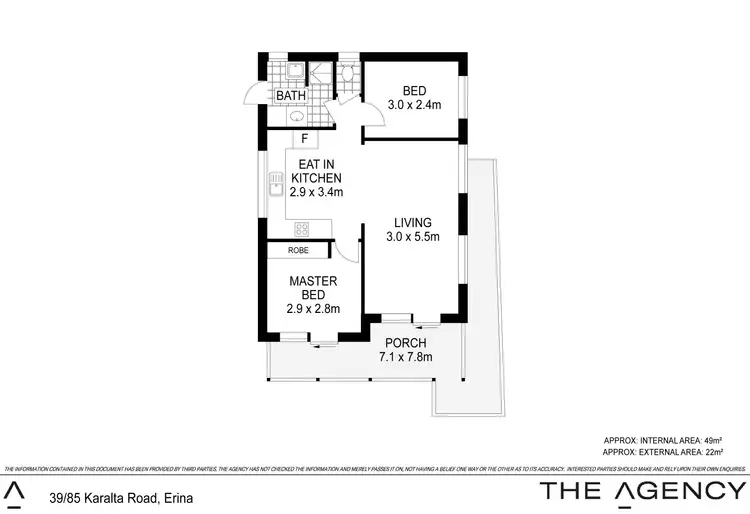 Floorplan of Homely villa listing, 85/39 Karalta Road, Erina NSW 2250