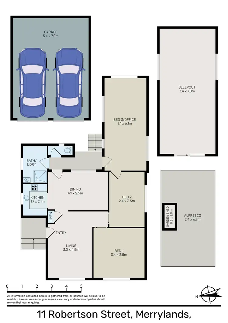 Floorplan of Homely house listing, 11 Robertson Street, Merrylands NSW 2160