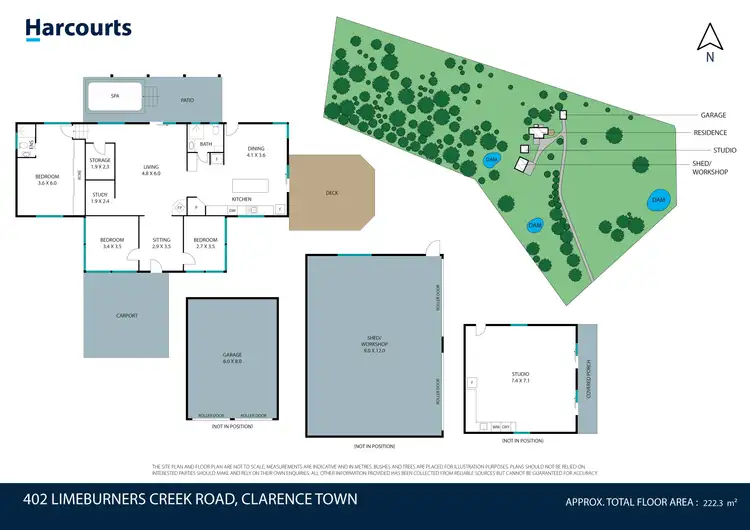 Floorplan of Homely rural property listing, 402 Limeburners Creek Road, Clarence Town NSW 2321