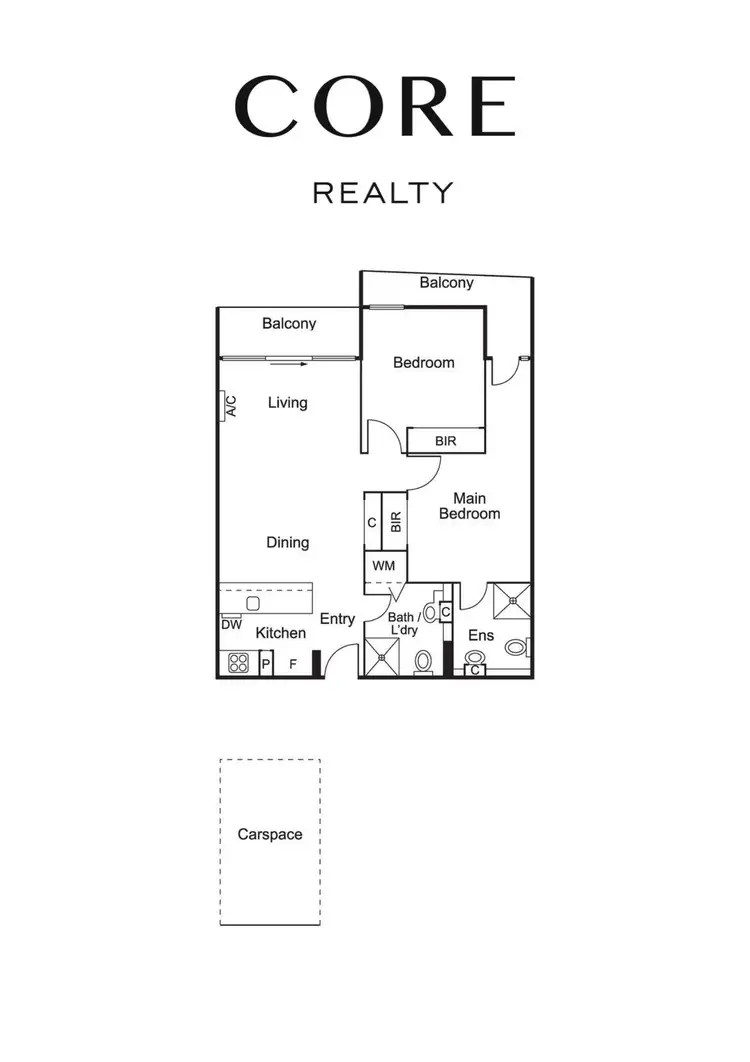 Floorplan of Homely apartment listing, 3309/200 Spencer Street, Melbourne VIC 3000