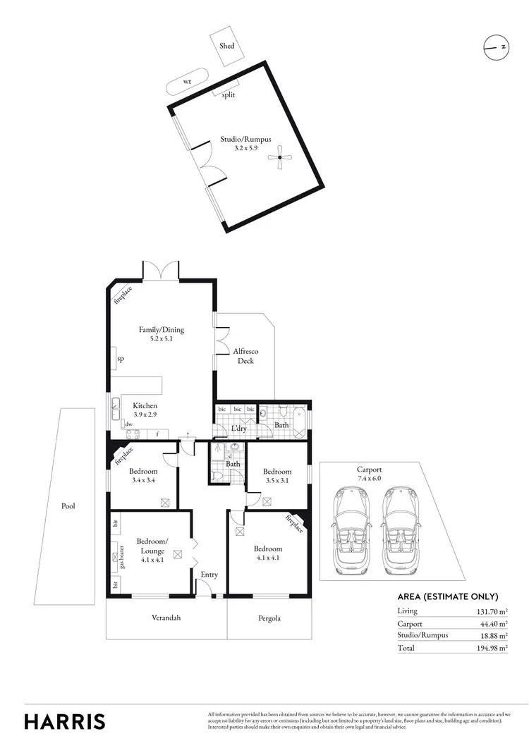 Floorplan of Homely house listing, 18 Kandahar Crescent, Colonel Light Gardens SA 5041