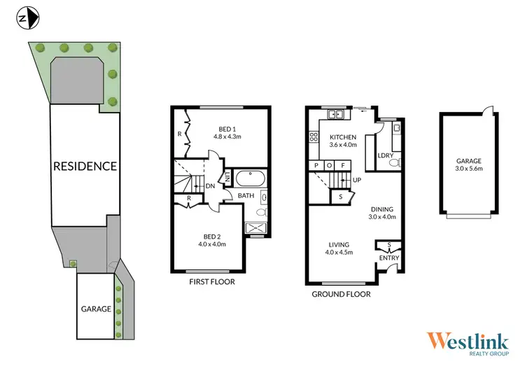 Floorplan of Homely townhouse listing, 12/6 Edward Street, Baulkham Hills NSW 2153