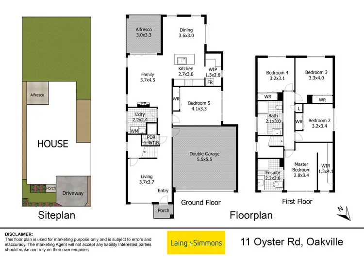Floorplan of Homely house listing, 11 Oyster Road, Oakville NSW 2765