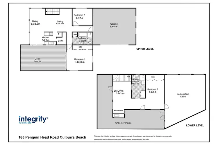 Floorplan of Homely house listing, 165 Penguins Head Road, Culburra Beach NSW 2540