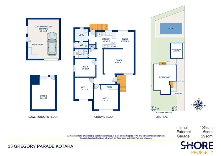 Floorplan of Homely house listing, 33 Gregory Parade, Kotara NSW 2289