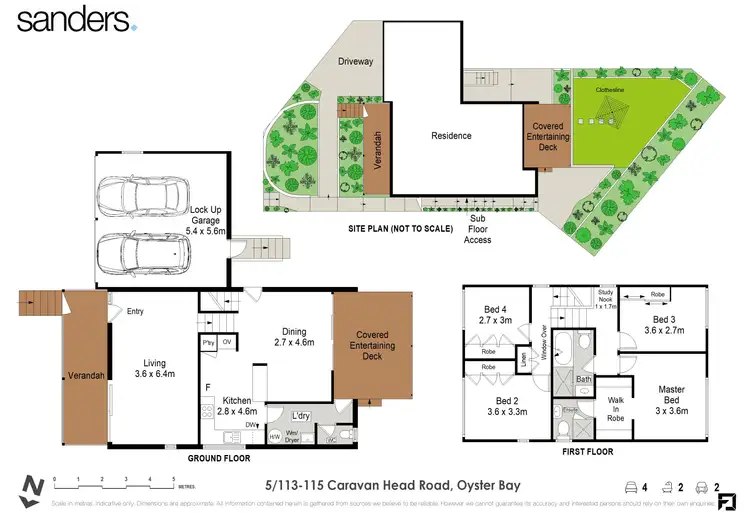 Floorplan of Homely townhouse listing, 5/113-115 Caravan Head Road, Oyster Bay NSW 2225