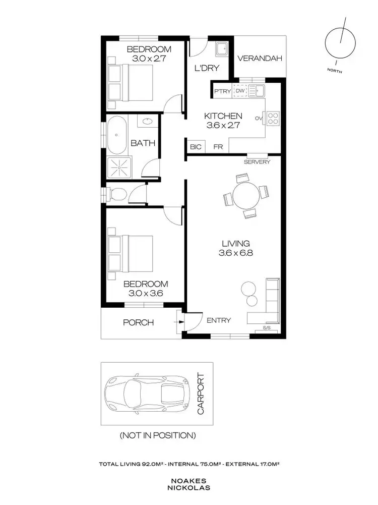 Floorplan of Homely unit listing, 20/1 Lyric Street, Aberfoyle Park SA 5159