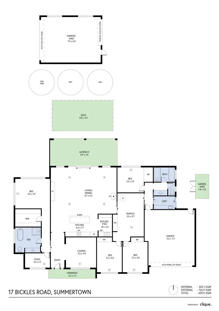 Floorplan of Homely house listing, 17 Bickles Road, Summertown SA 5141