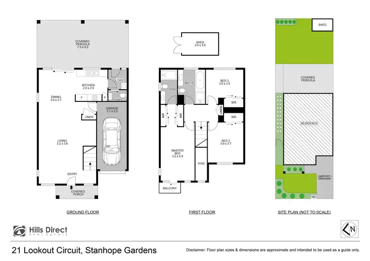 Floorplan of Homely house listing, 21 Lookout Circuit, Stanhope Gardens NSW 2768