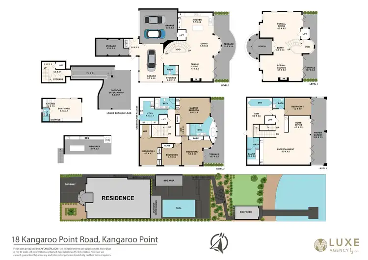 Floorplan of Homely house listing, 18 Kangaroo Point Road, Kangaroo Point NSW 2224