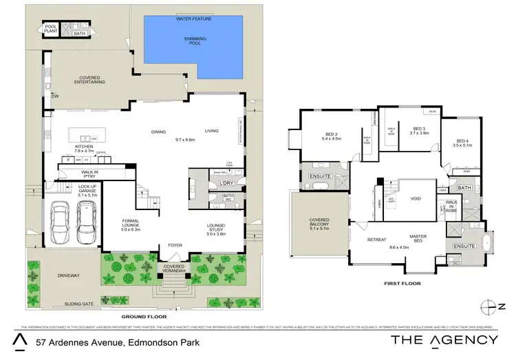 Floorplan of Homely house listing, 57 Ardennes Avenue, Edmondson Park NSW 2174