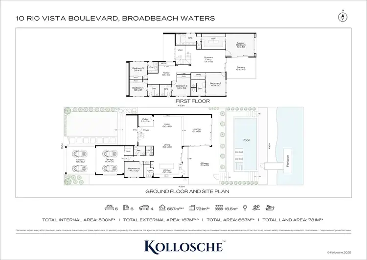 Floorplan of Homely house listing, 10 Rio Vista Boulevard, Broadbeach Waters QLD 4218