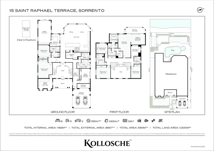 Floorplan of Homely house listing, 15 Saint Raphael Terrace, Sorrento QLD 4217