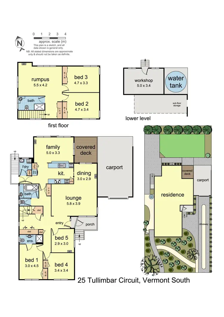 Floorplan of Homely house listing, 25 Tullimbar Circuit, Vermont South VIC 3133