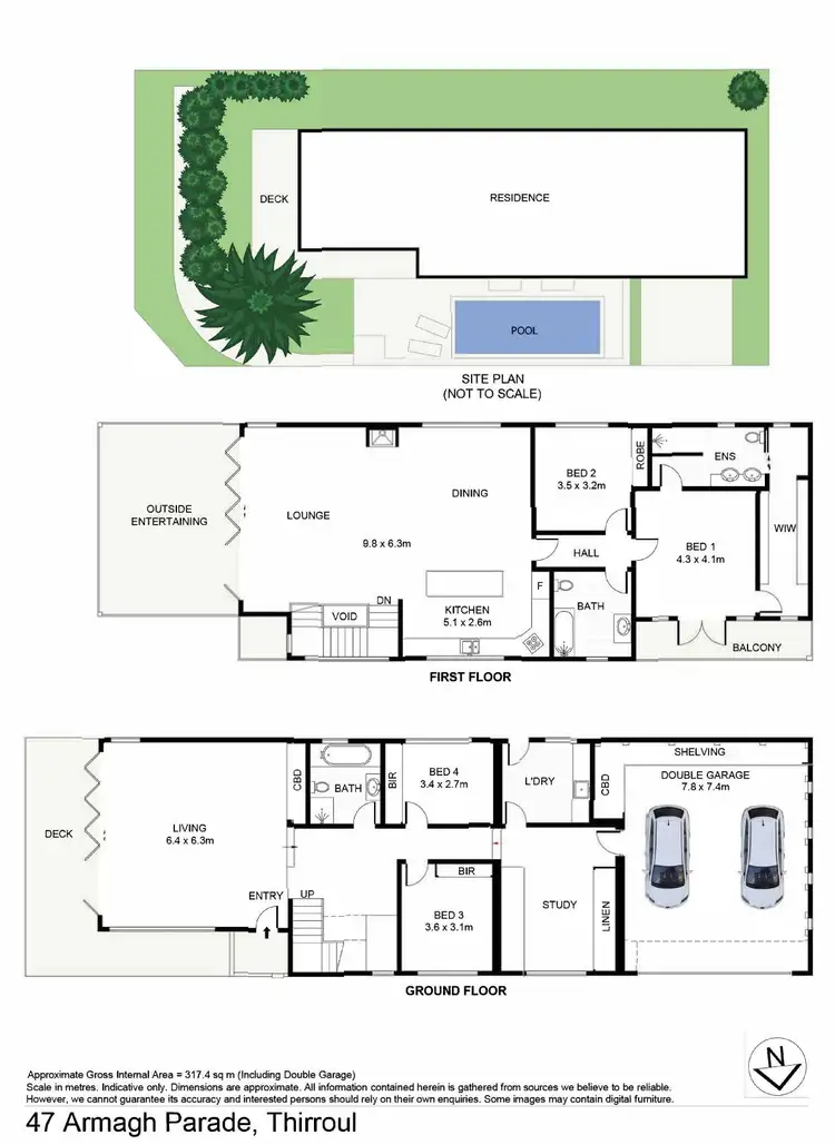 Floorplan of Homely house listing, 47 Armagh Parade, Thirroul NSW 2515