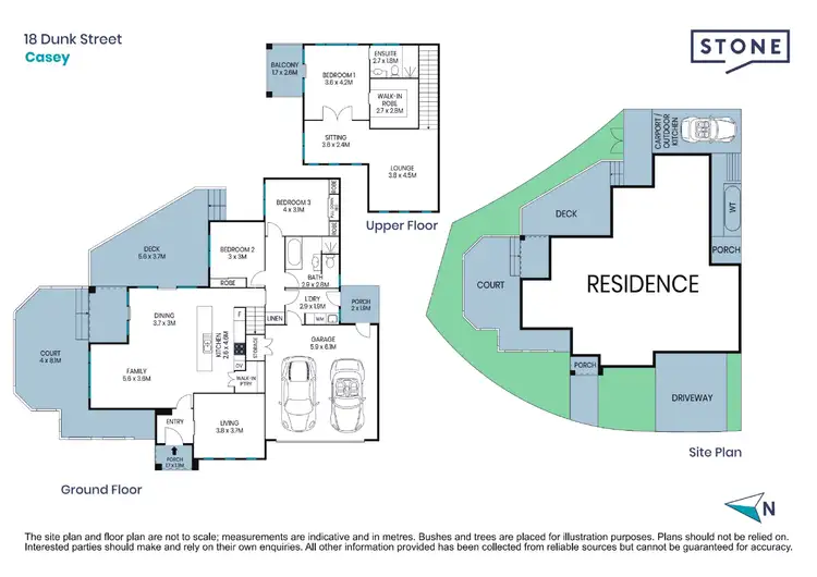 Floorplan of Homely house listing, 18 Dunk Street, Casey ACT 2913