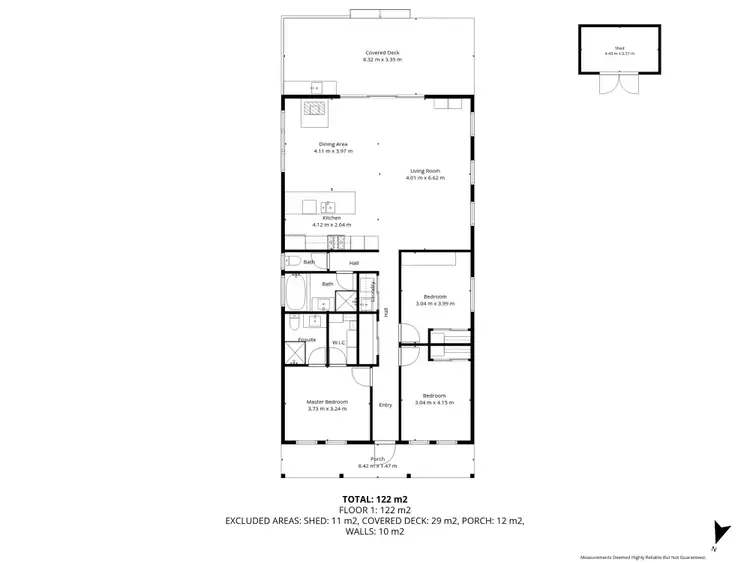 Floorplan of Homely house listing, 381 National Park Road, Kinglake West VIC 3757