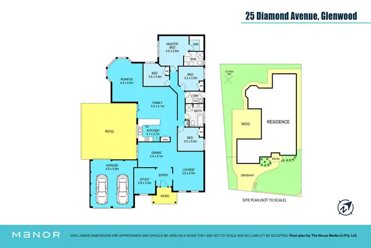 Floorplan of Homely house listing, 25 Diamond Avenue, Glenwood NSW 2768