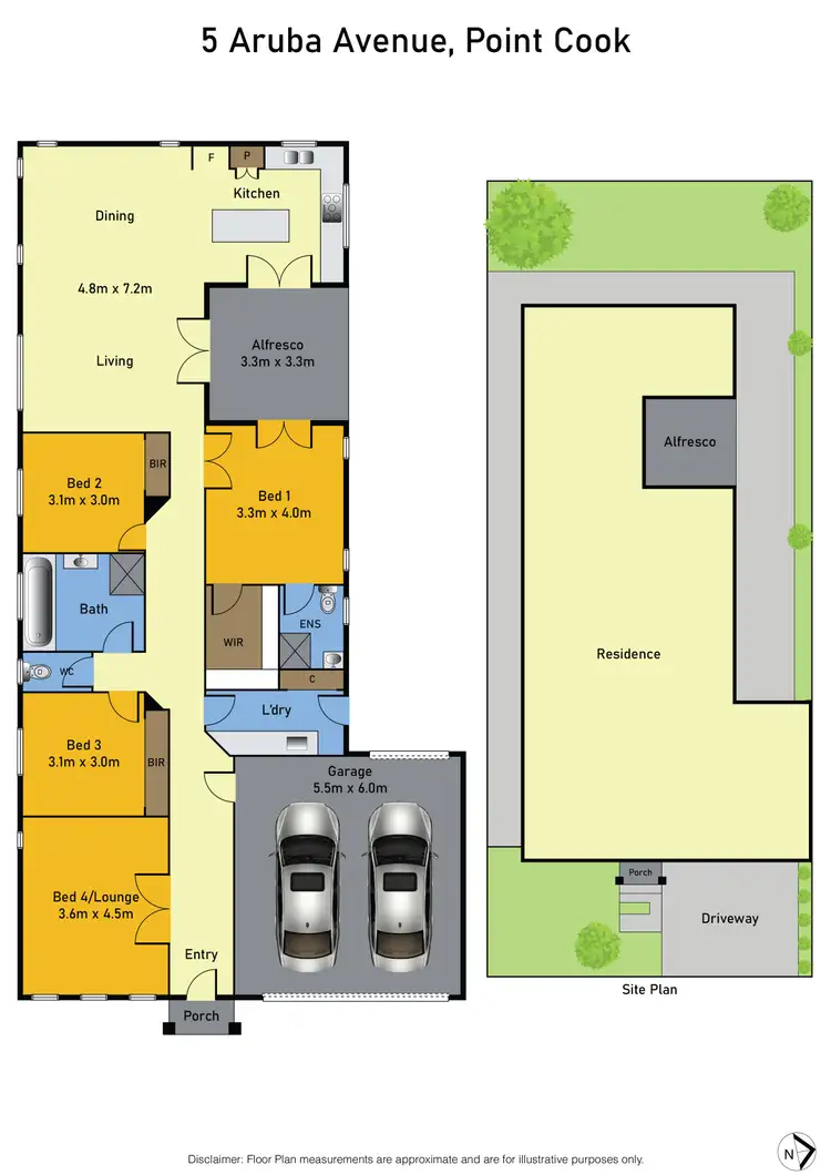 Floorplan of Homely house listing, 5 Aruba Avenue, Point Cook VIC 3030