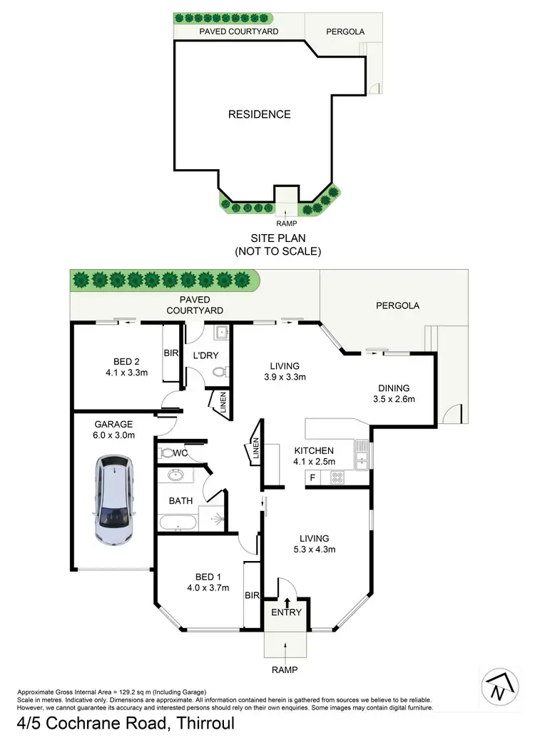 Floorplan of Homely villa listing, 4/5 Cochrane Road, Thirroul NSW 2515