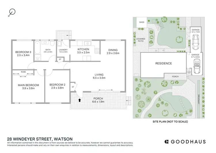 Floorplan of Homely house listing, 28 Windeyer Street, Watson ACT 2602