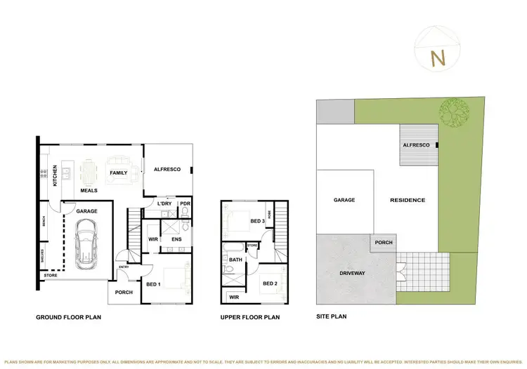 Floorplan of Homely townhouse listing, 3/35 Aurora Close, Mawson ACT 2607