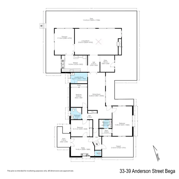 Floorplan of Homely house listing, 33-39 Anderson Drive, Bega NSW 2550