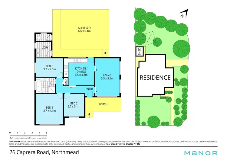Floorplan of Homely house listing, 26 Caprera Road, Northmead NSW 2152