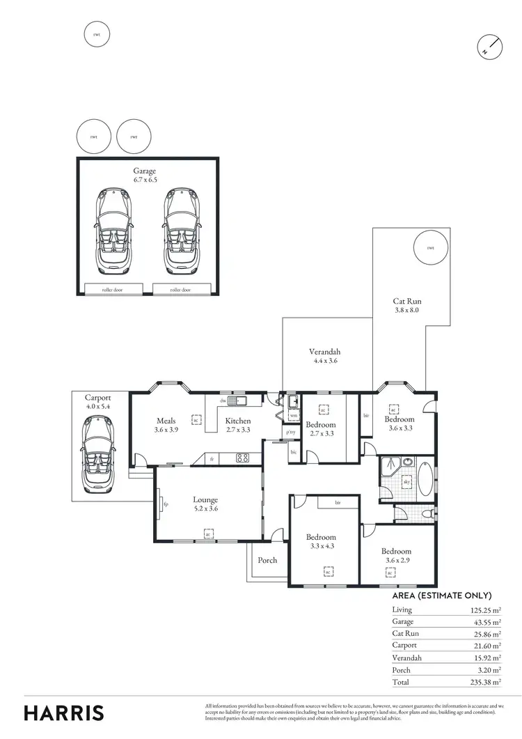 Floorplan of Homely house listing, 10 Cox Creek Road, Crafers SA 5152