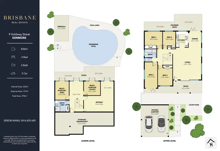 Floorplan of Homely house listing, 9 Holdway Street, Kenmore QLD 4069