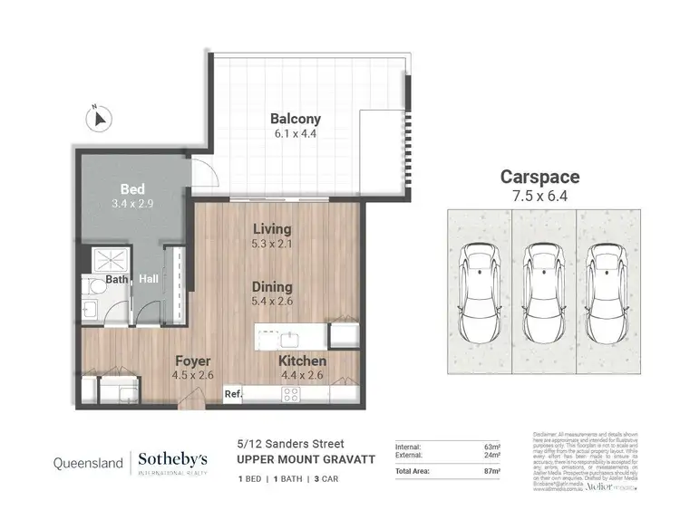 Floorplan of Homely apartment listing, 5/12 Sanders Street, Upper Mount Gravatt QLD 4122