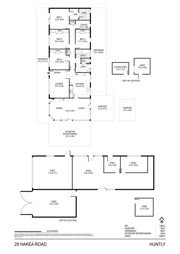 Floorplan of Homely house listing, 29 Hakea Road, Huntly VIC 3551