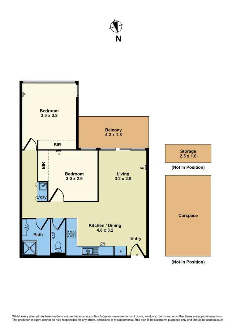 Floorplan of Homely apartment listing, 307/251 Ballarat Road, Braybrook VIC 3019