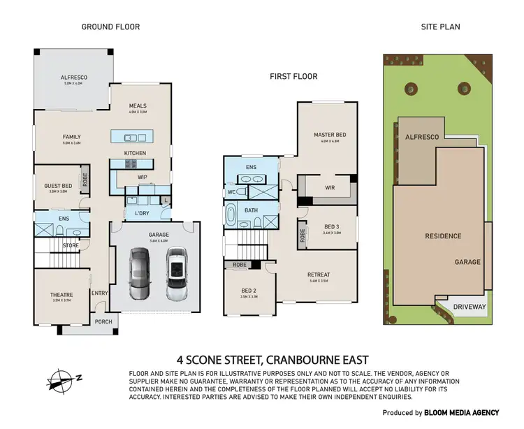 Floorplan of Homely house listing, 4 Scone Street, Cranbourne East VIC 3977