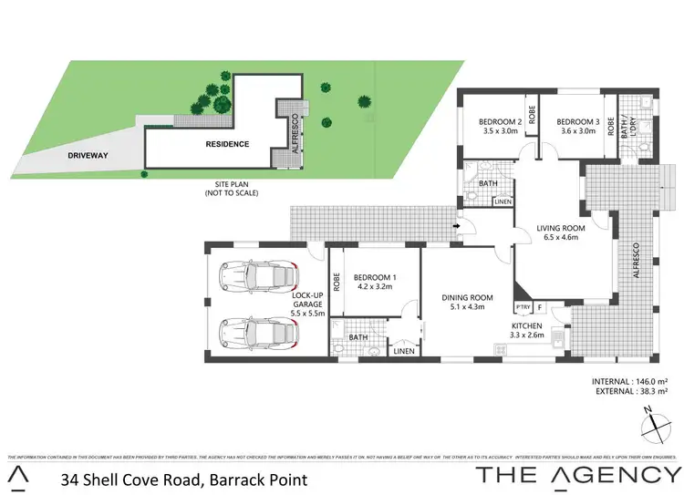 Floorplan of Homely house listing, 34 Shell Cove Road, Barrack Point NSW 2528