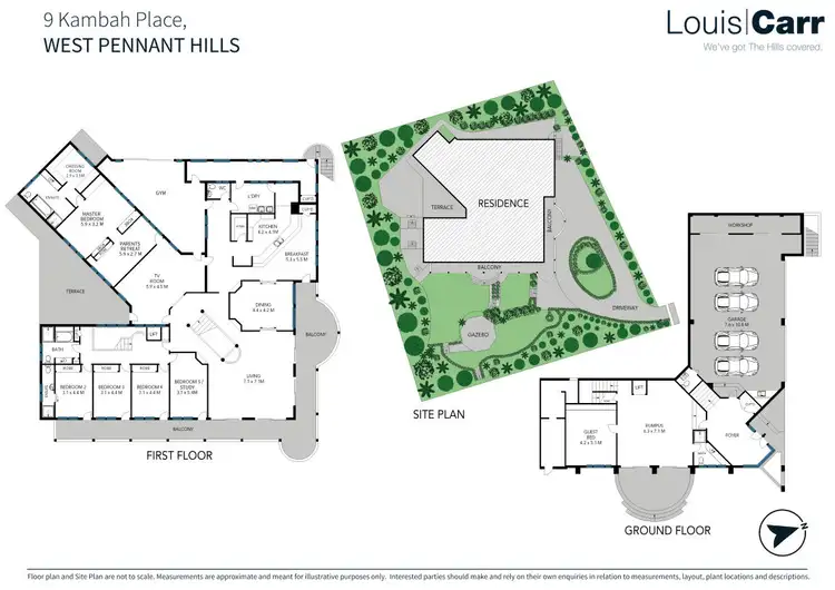 Floorplan of Homely house listing, 9 Kambah Place, West Pennant Hills NSW 2125