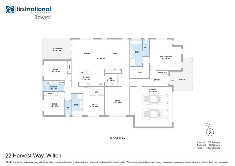 Floorplan of Homely house listing, 22 Harvest Way, Wilton NSW 2571