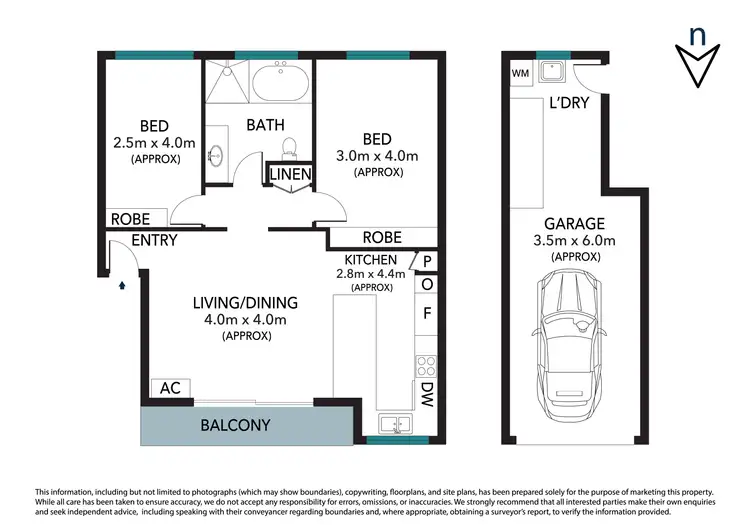 Floorplan of Homely unit listing, 12/98 Regent Street, New Lambton NSW 2305
