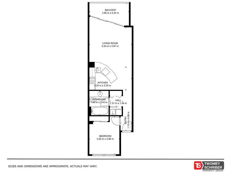 Floorplan of Homely apartment listing, 13/233-237 Esplanade, Cairns North QLD 4870