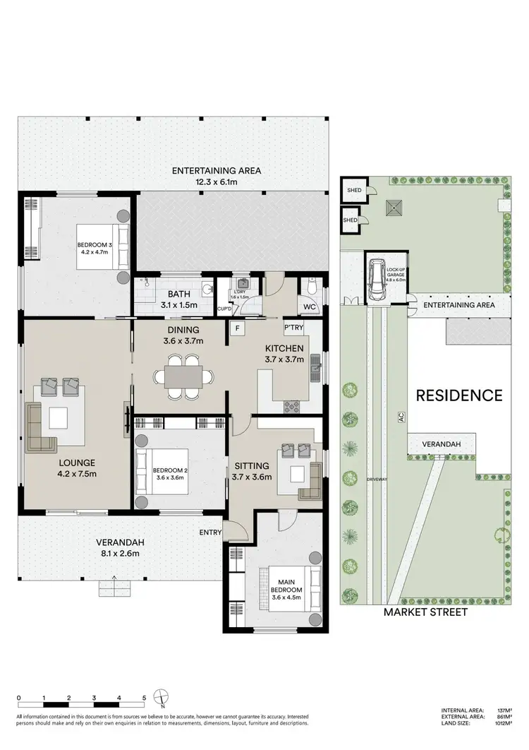 Floorplan of Homely house listing, 135 Market Street, Mudgee NSW 2850
