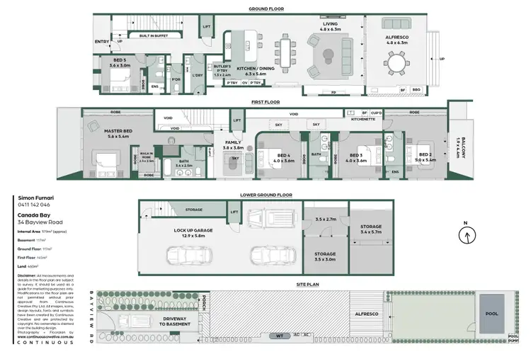 Floorplan of Homely house listing, 34 Bayview Road, Canada Bay NSW 2046
