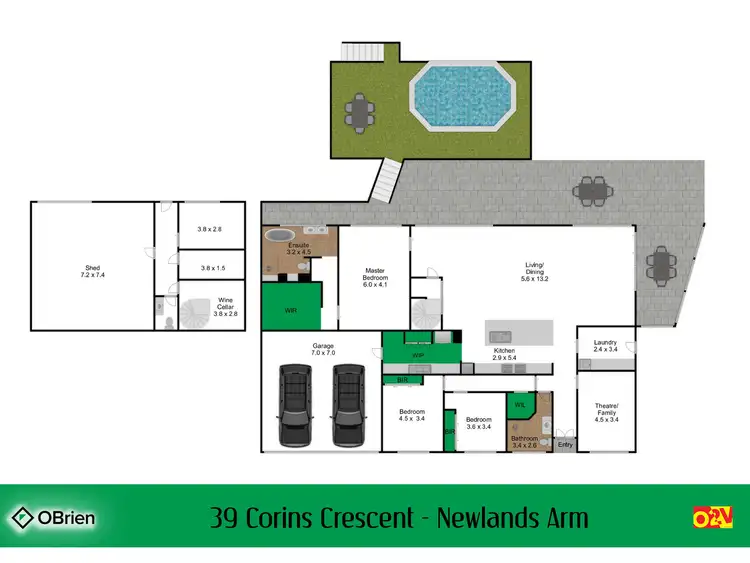 Floorplan of Homely house listing, 39 Corins Crescent, Newlands Arm VIC 3875