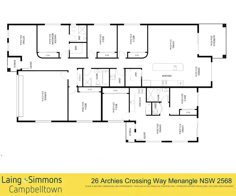 Floorplan of Homely house listing, 26 Archies Crossing Way, Menangle NSW 2568