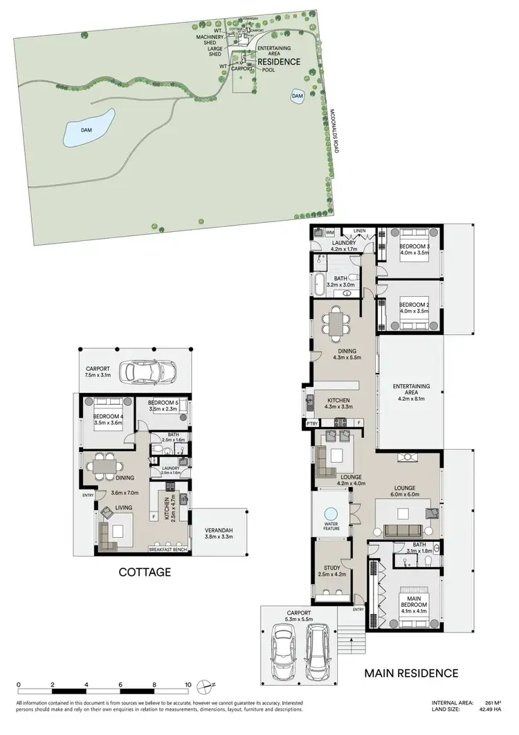 Floorplan of Homely rural property listing, 74 McDonalds Road, Mudgee NSW 2850